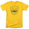 Image for Mighty Morphin Power Rangers T-Shirt - Yellow Ranger Mask