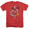 Image for Mighty Morphin Power Rangers Heather T-Shirt - Red Ranger