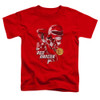 Image for Power Rangers Toddler T-Shirt - Red Ranger