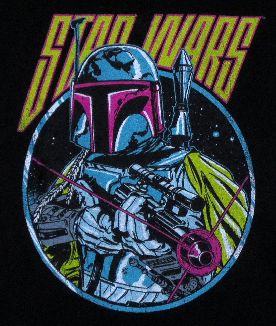 Trending Kids Star Wars Boba Fett Four Square Poses Graphic T-Shirt 