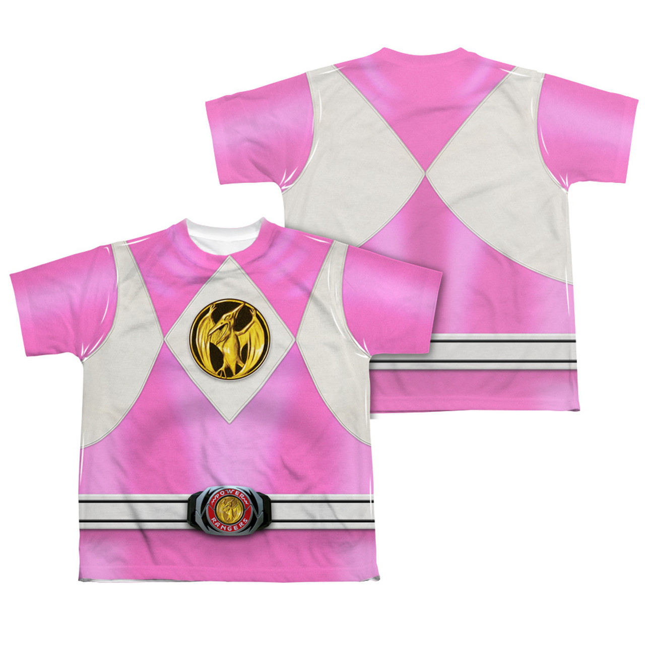 pink power ranger shirt