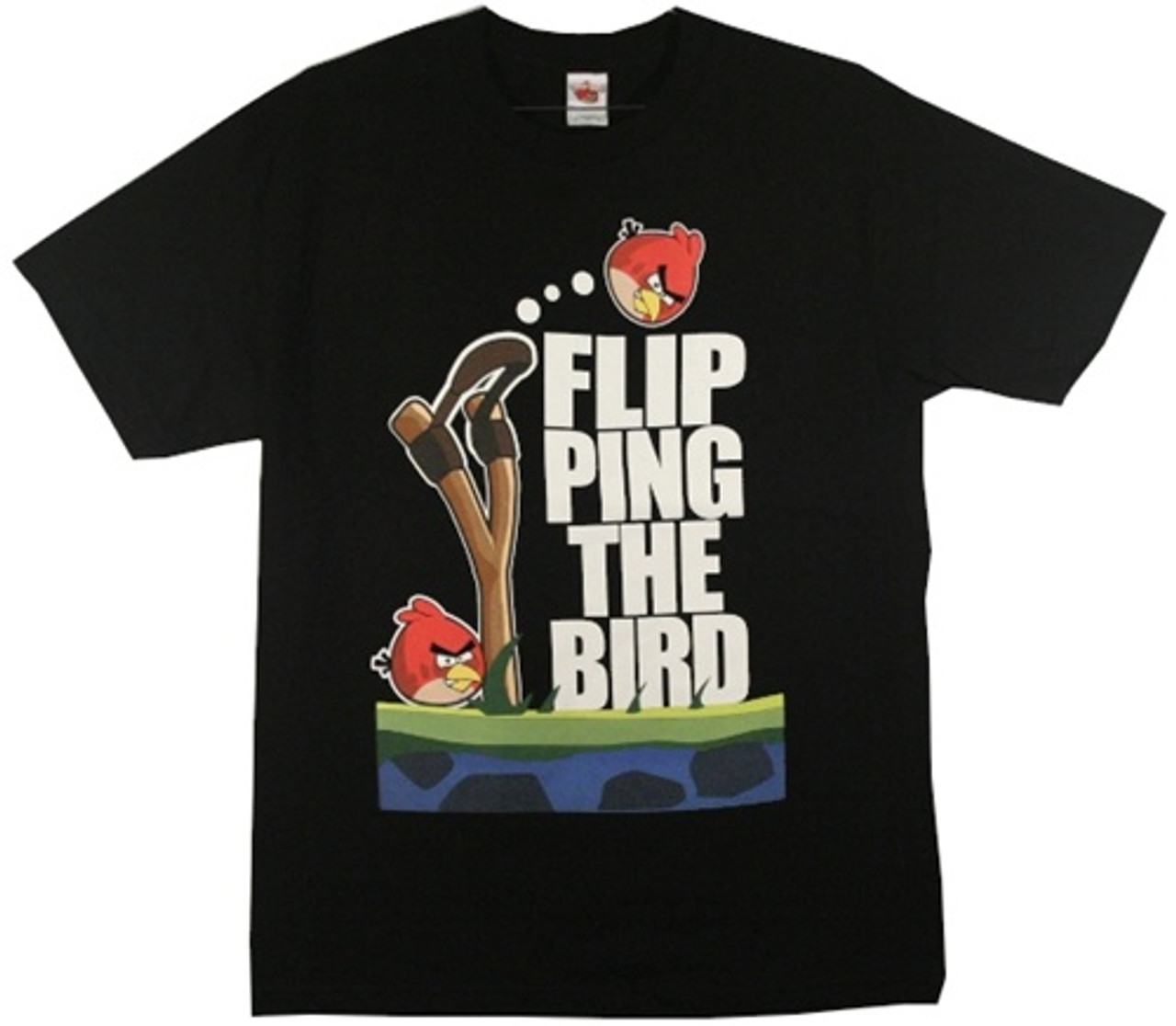 Angry Birds Flipping the Bird T-Shirt