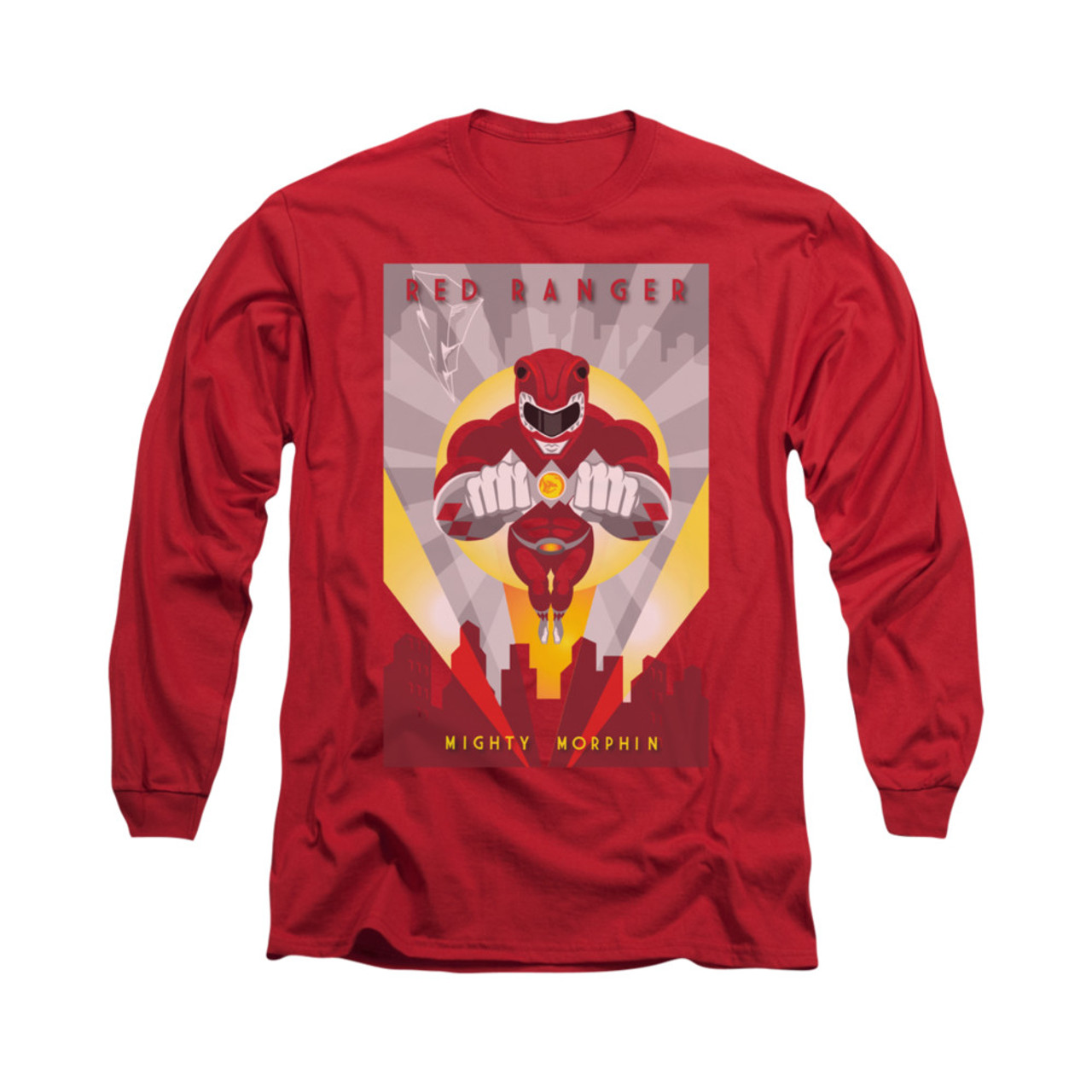 red ranger t shirt