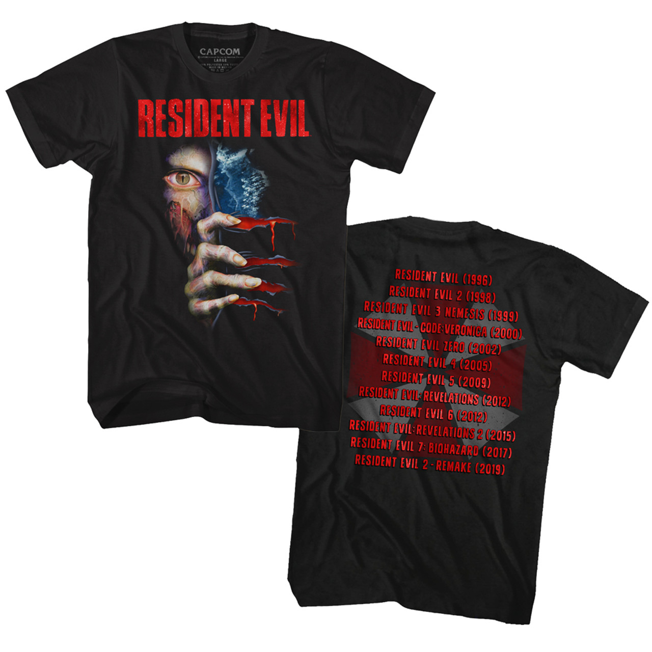 Resident Evil Peekin' Black T-Shirt 