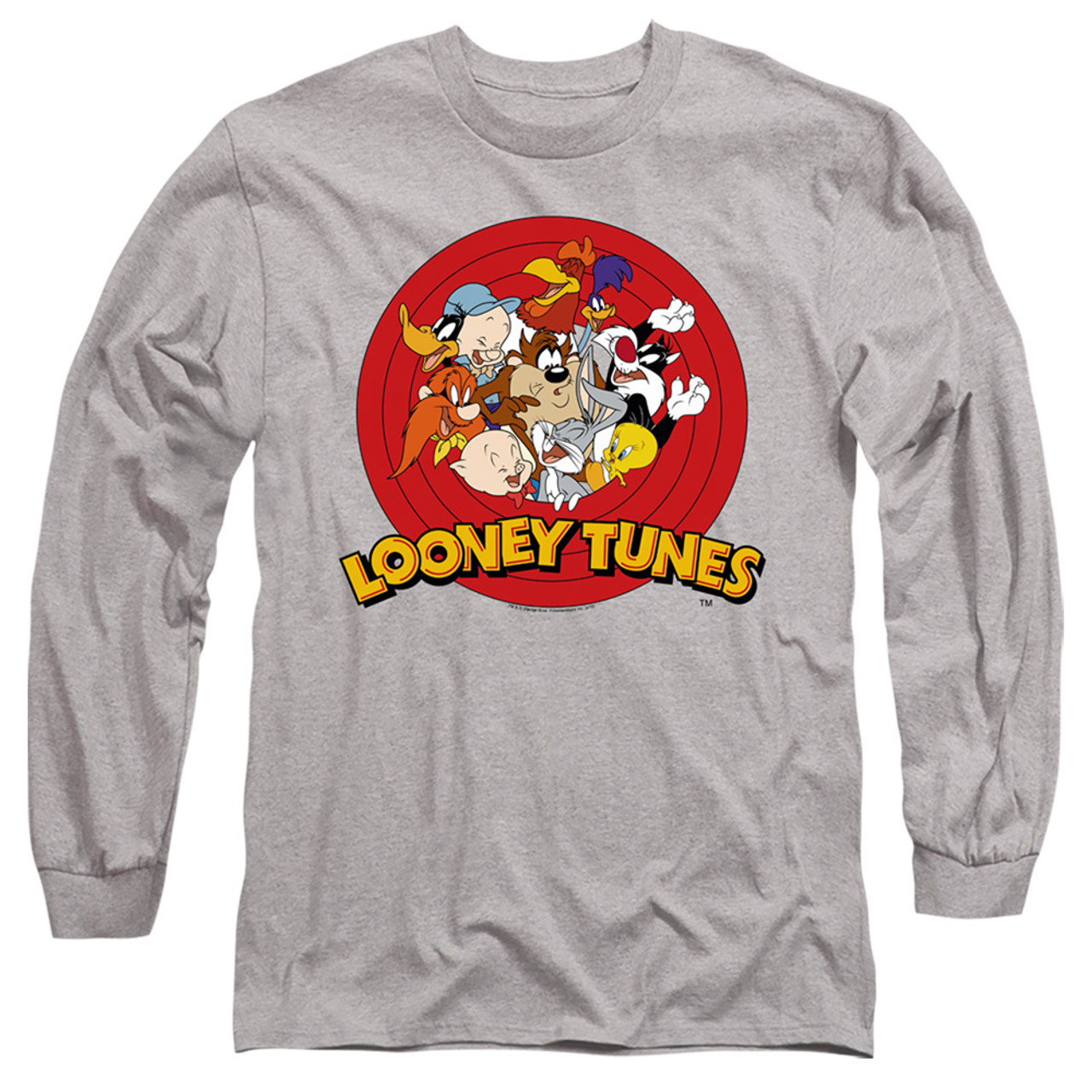 Looney Tunes Long Sleeve Shirt - Group Logo - NerdKungFu