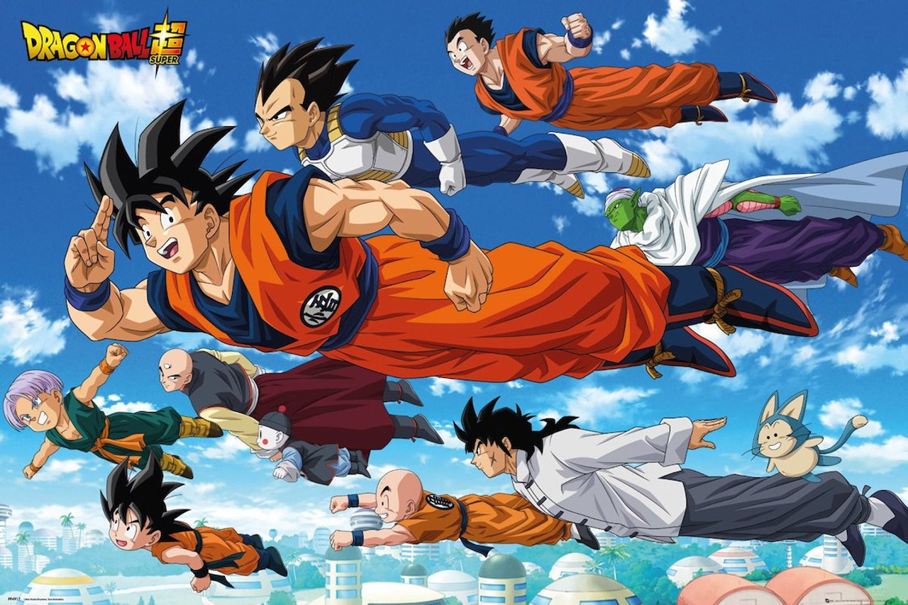 Dragon Ball Z Poster - Flying - NerdKungFu