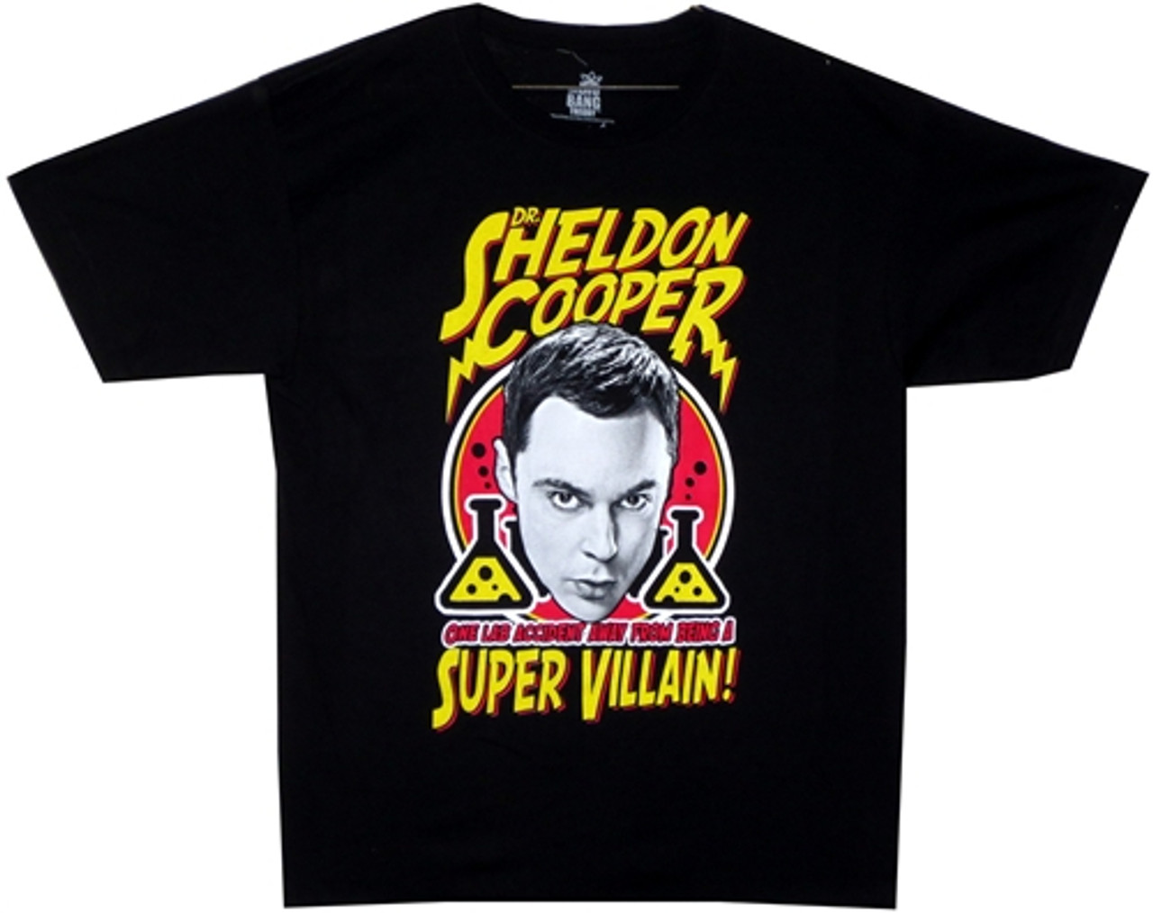 Big Bang Theory Dr. Sheldon Cooper a Super Villain T Shirt