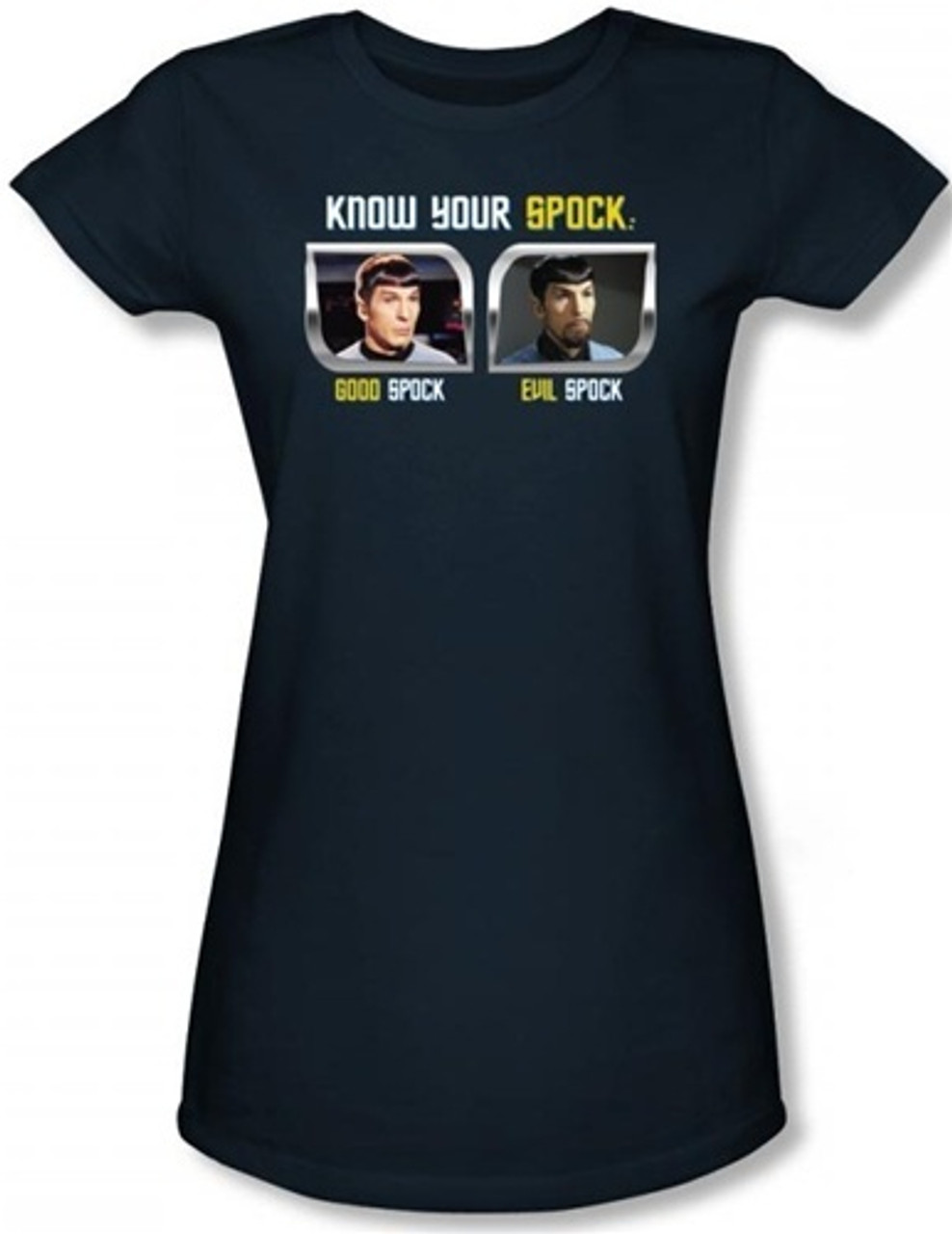 Star Trek Girls T Shirt Know Your Spock NerdKungFu