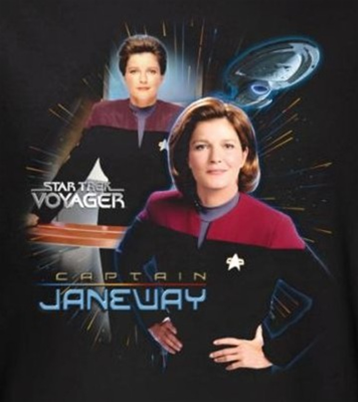 women of voyager star trek shirt