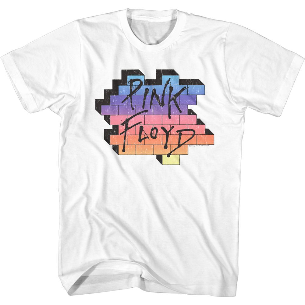 Pink Floyd T-Shirt - Rainbow Wall 