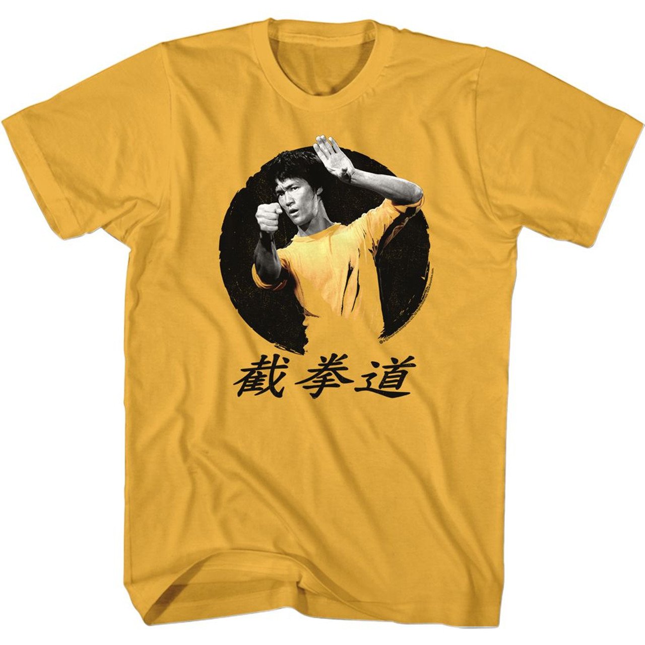 Bruce Lee Round Pose T Shirt Nerdkungfu