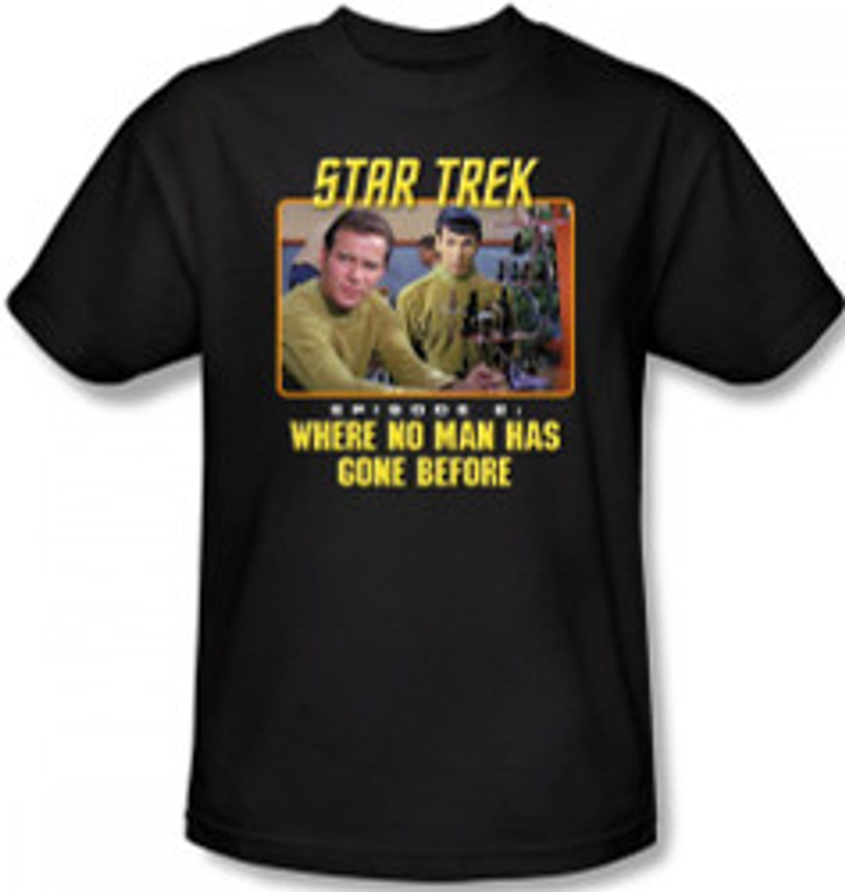 Star Trek T Shirt Where No Man Has Gone Before