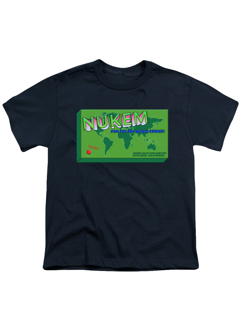 Image for Nukem the Board Game Youth/Toddler T-Shirt on Navy