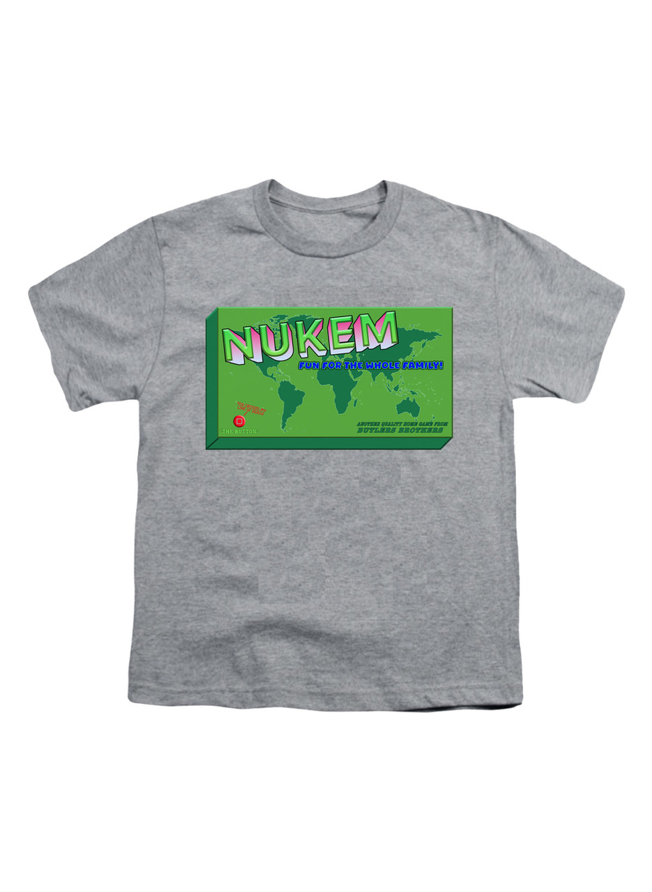 Image for Nukem the Board Game Youth/Toddler T-Shirt on Red