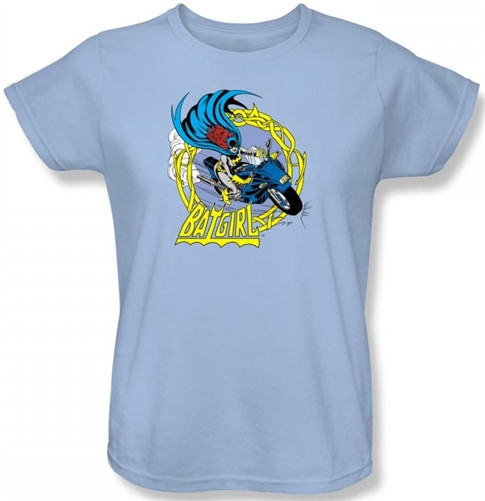 Batgirl Motorcycle Woman's T-Shirt 