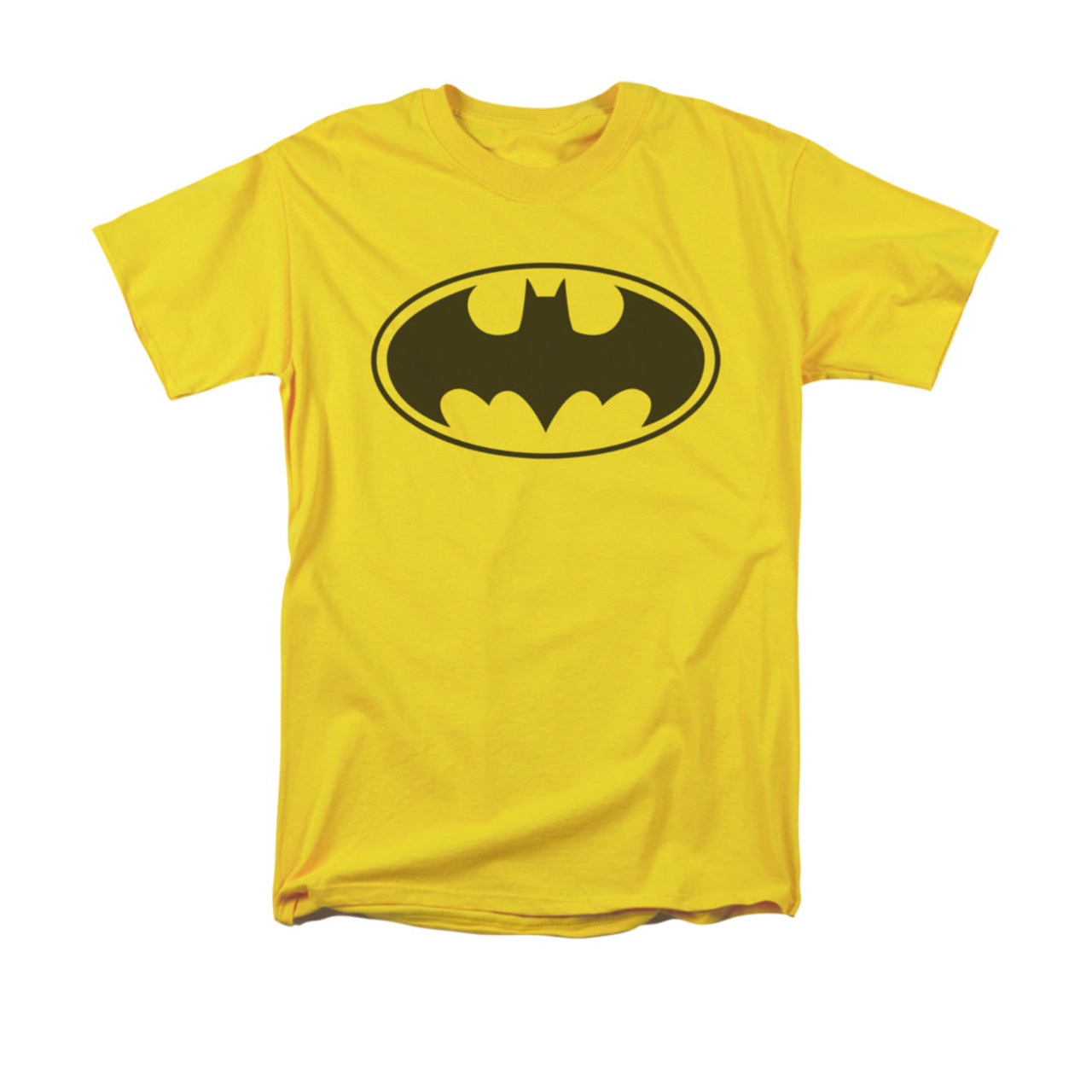 Batman T-Shirt-Yellow Bat