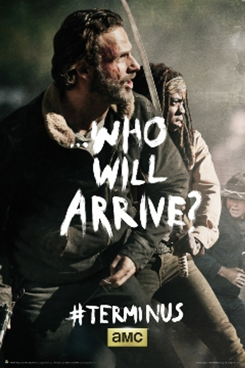 Walking Dead Poster - Terminus Rick & Michone - NerdKungFu