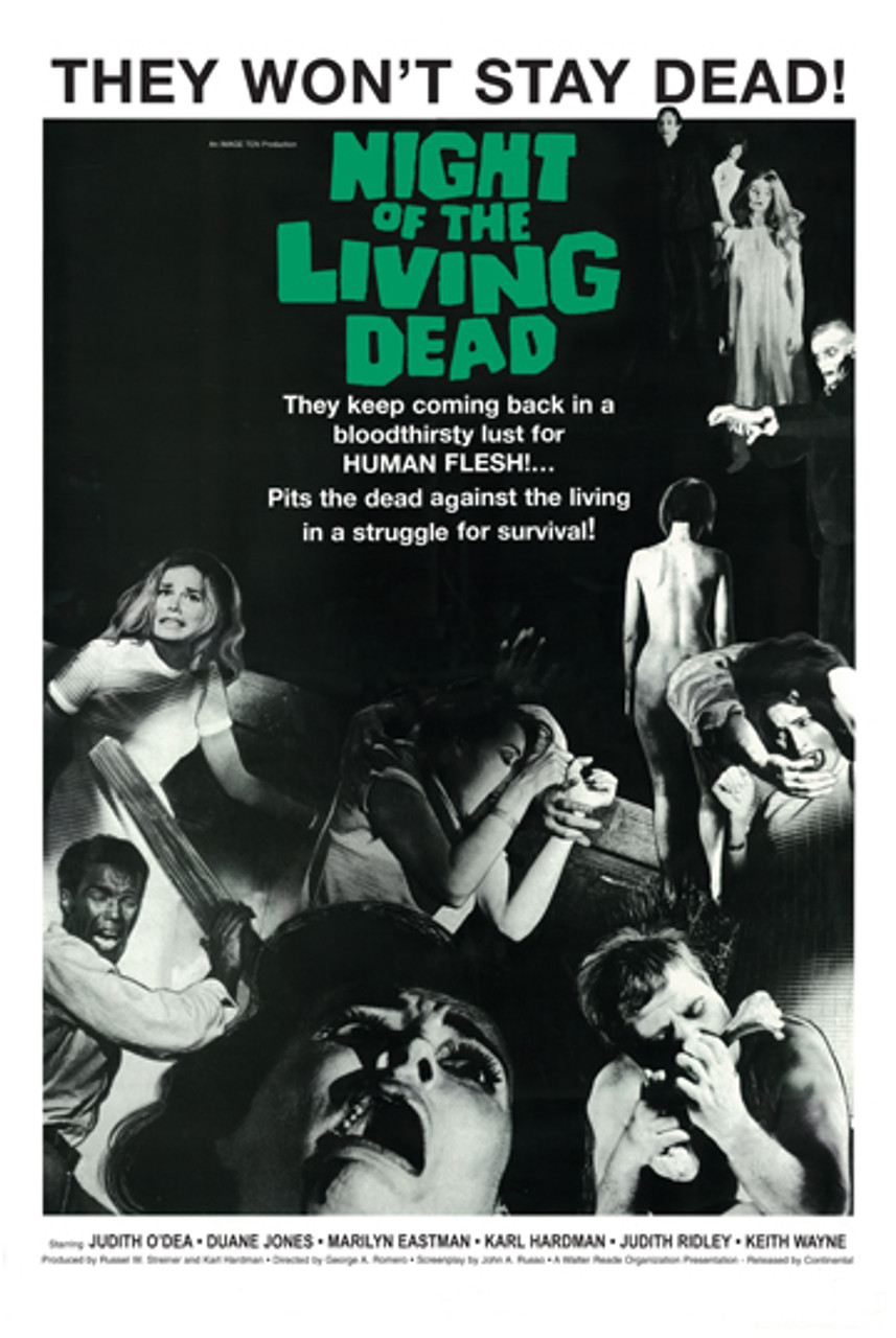 Night of the Living Dead Poster - They Won&#39;t Stay Dead!