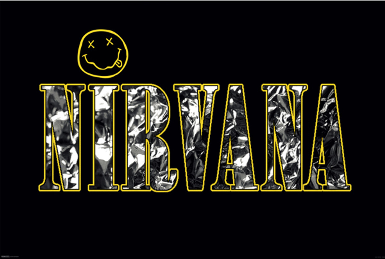 Nirvana Poster Logo Nerdkungfu Nirvana Poster Logo Nerdkungfu