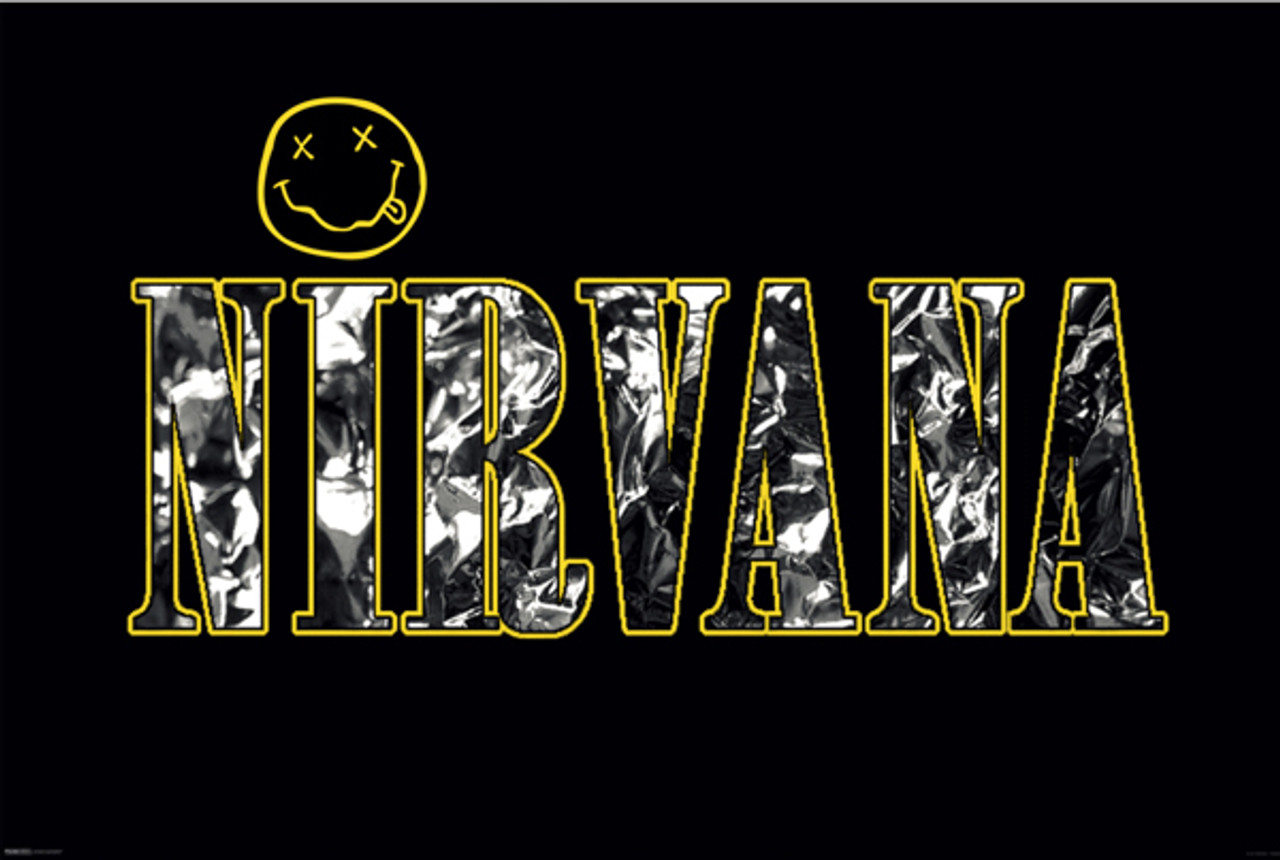 Nirvana Poster - Logo - NerdKungFu