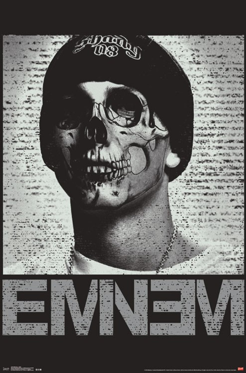 Eminem Poster - Skull - NerdKungFu