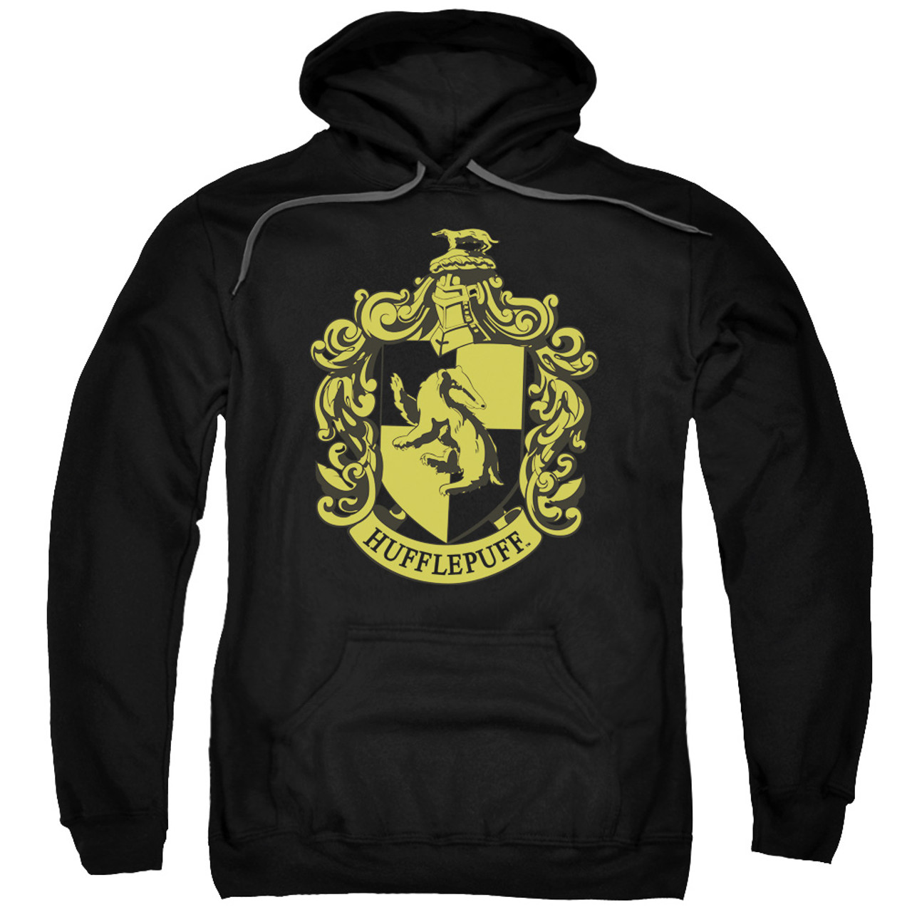 Harry Potter Hoodie NerdKungFu - - Hufflepuff Logo