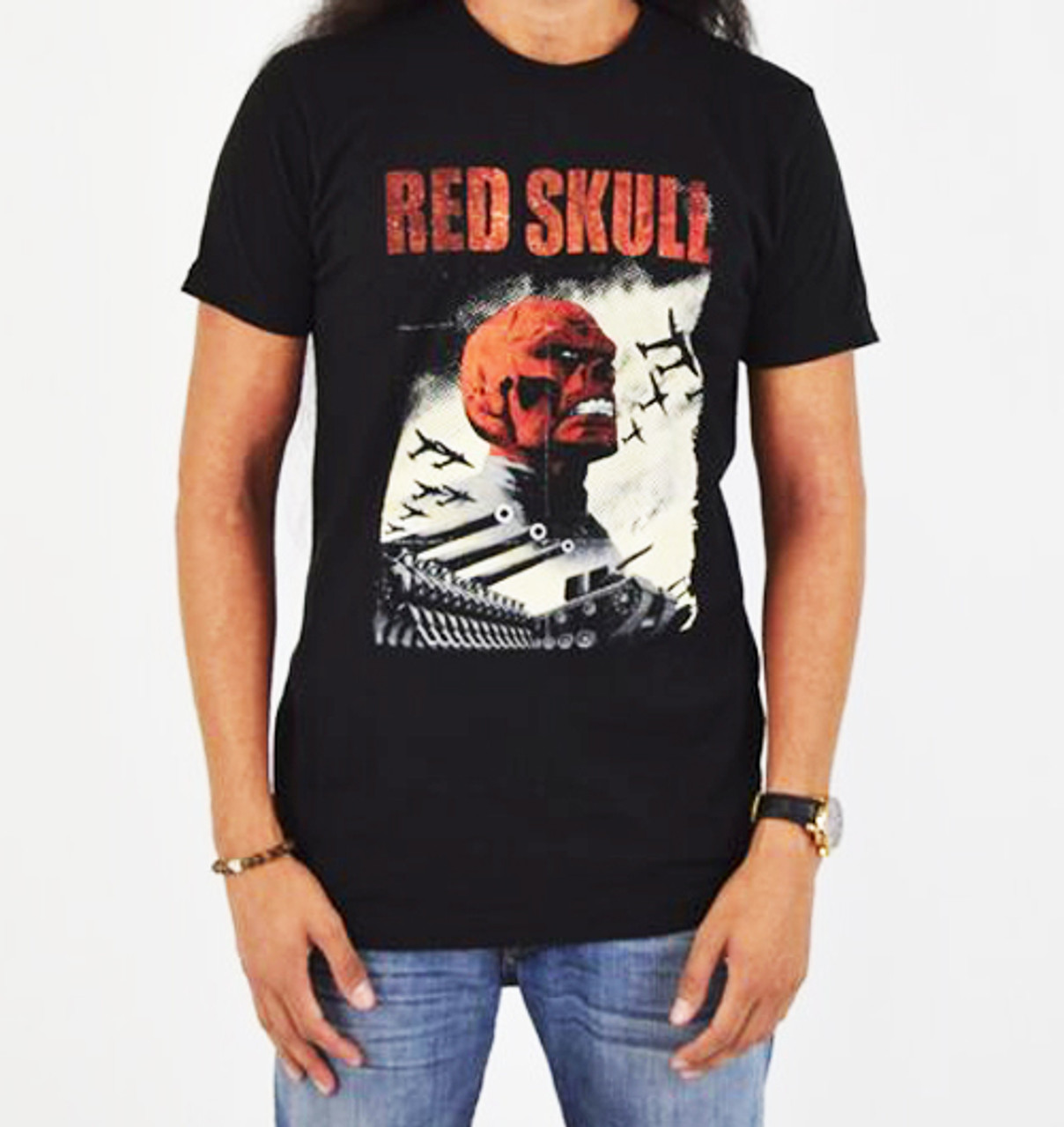 red skull shirt