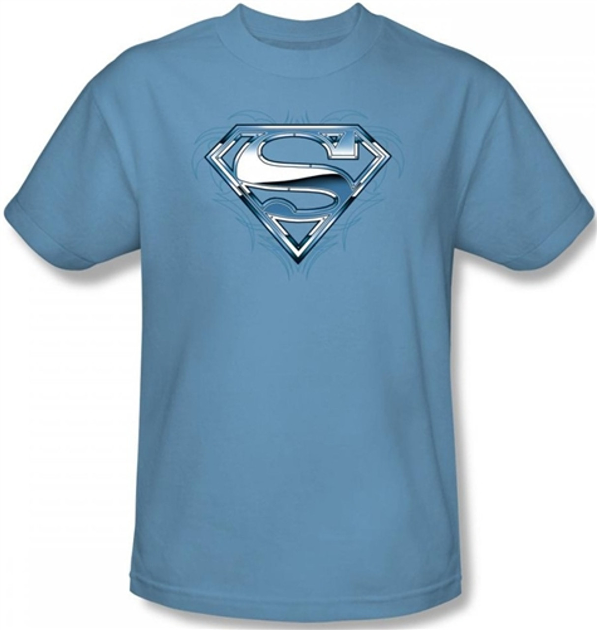 Superman -Tribal Chrome Shield Logo