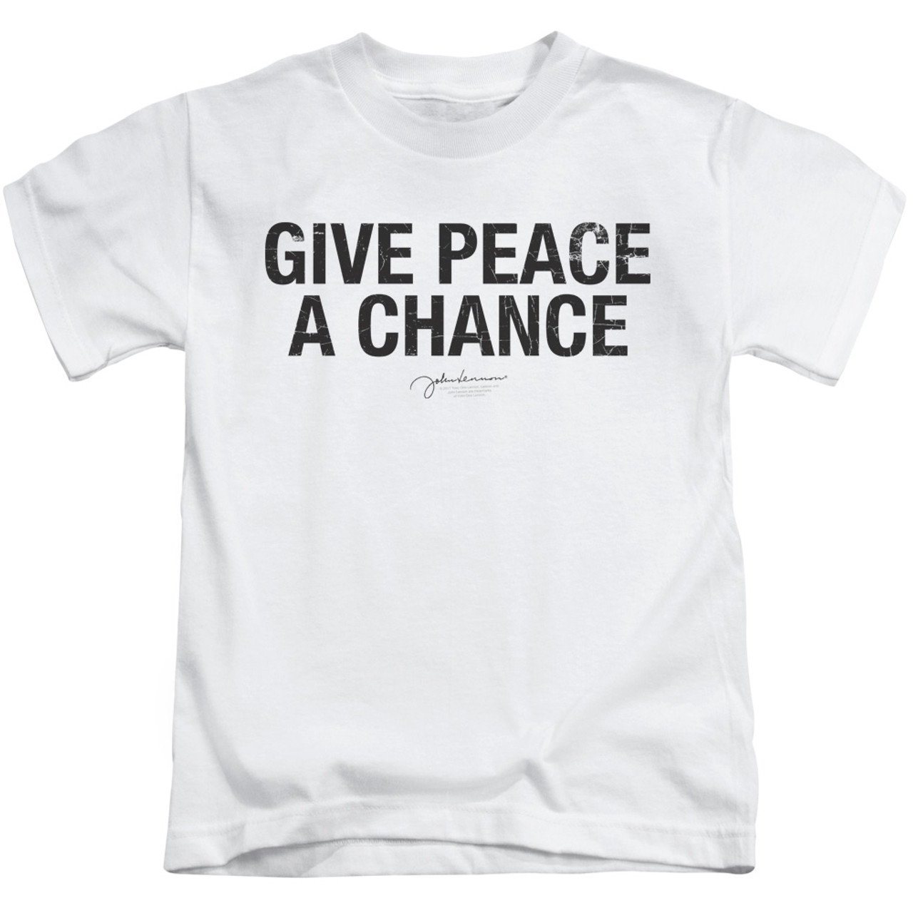 John Lennon Kids T-Shirt - Give Peace a Chance - NerdKungFu