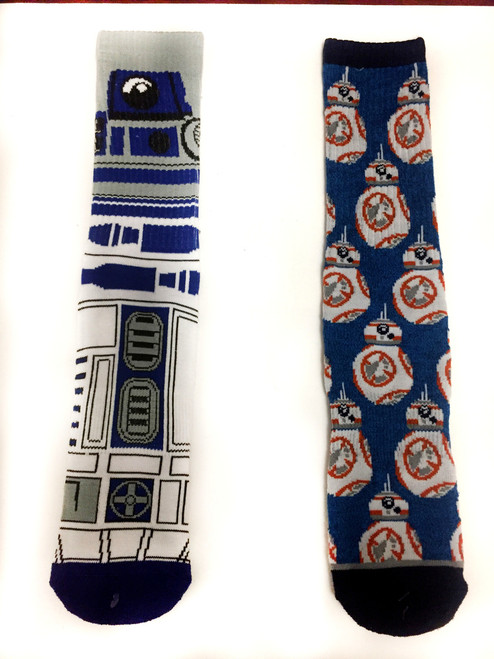 Image for Star Wars R2D2 and BB8 Socks