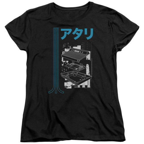 Image for Atari Womans T-Shirt - Kanjii Schematic