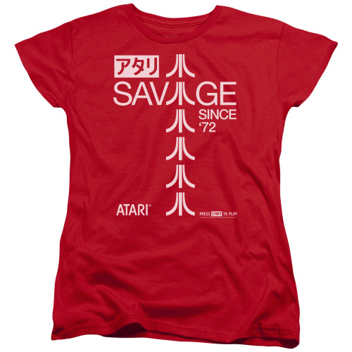 Image for Atari Womans T-Shirt - Savage 72