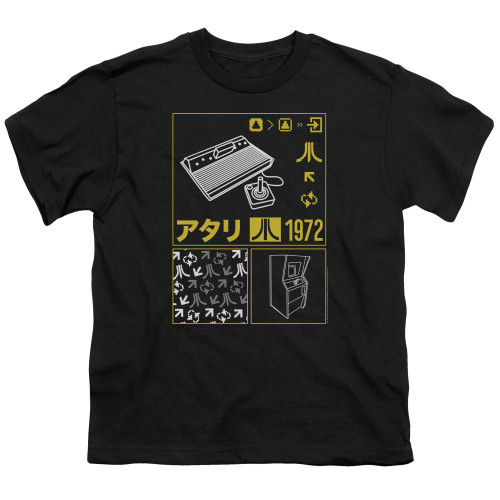 Image for Atari Youth T-Shirt - Classic Kanjii Squares