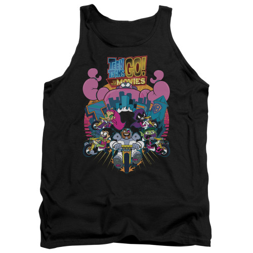 Image for Teen Titans Go! Tank Top - Go to the Movies Burst Through