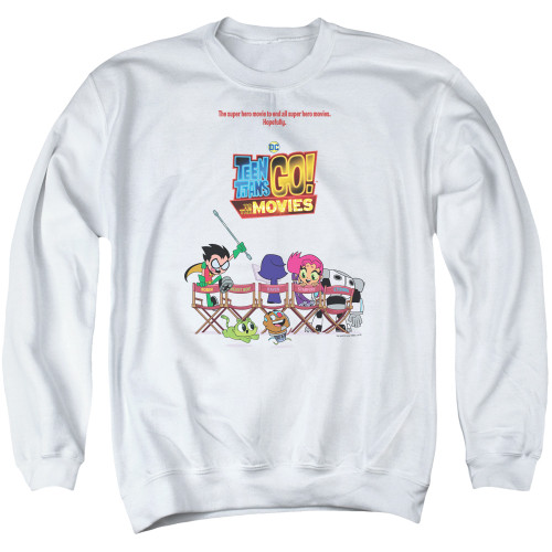 Image for Teen Titans Go! Crewneck - Go to the Movies Poster