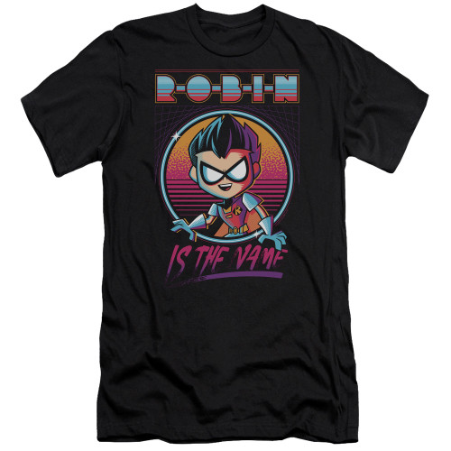 Image for Teen Titans Go! Premium Canvas Premium Shirt - Go to the Movies Robin