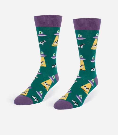 Image for Alien vs. Cows Socks 