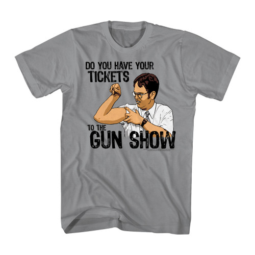 Image for The Office T-Shirt - Do You Have Your Tickets to the Gun Show?