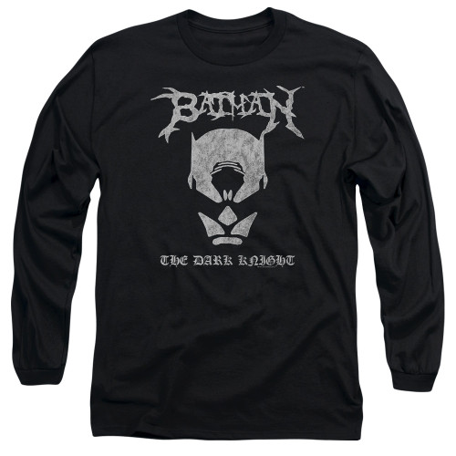 Image for Batman Long Sleeve T-Shirt - Black Metal Batman
