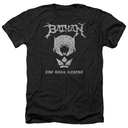 Image for Batman Heather T-Shirt - Black Metal Batman