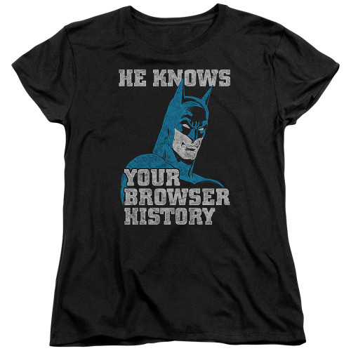 Image for Batman Woman's T-Shirt - Batman Knows