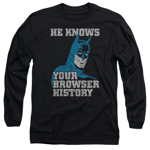 Image for Batman Long Sleeve T-Shirt - Batman Knows