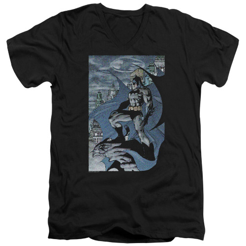 Image for Batman V-Neck T-Shirt - Seurbat
