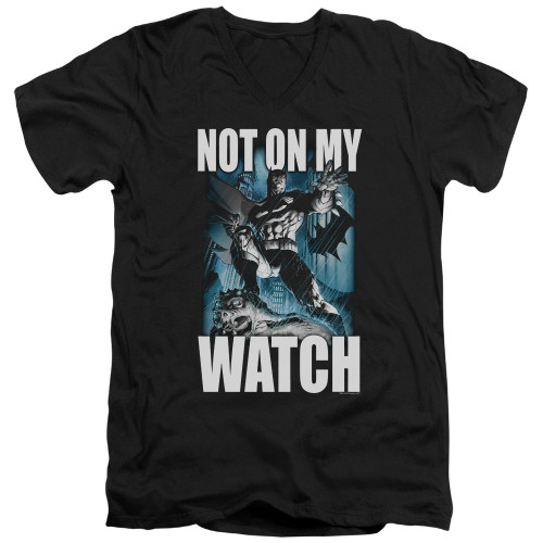 Image for Batman V-Neck T-Shirt - Not On My Watch