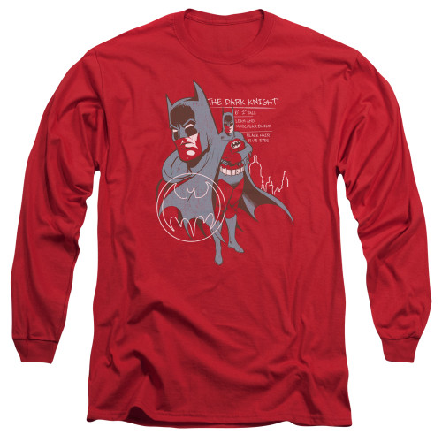 Image for Batman Long Sleeve T-Shirt - Lean and Muscular