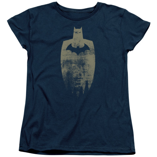 Image for Batman Woman's T-Shirt - Gold Silhouette