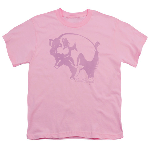 Image for Pink Floyd Youth T-Shirt - Pink Animal