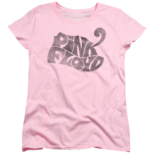 Image for Pink Floyd Womans T-Shirt - Pink Logo