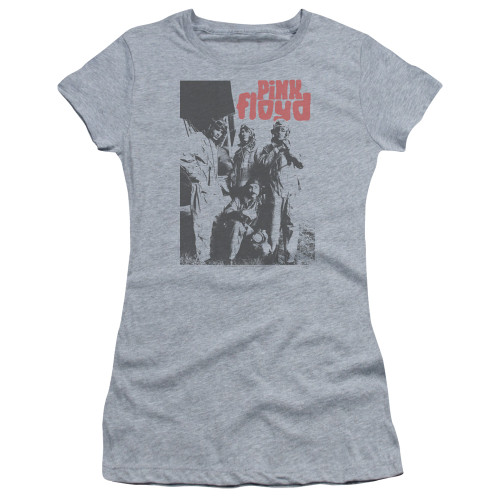 Image for Pink Floyd Girls T-Shirt - Point Me At the Sky on Grey