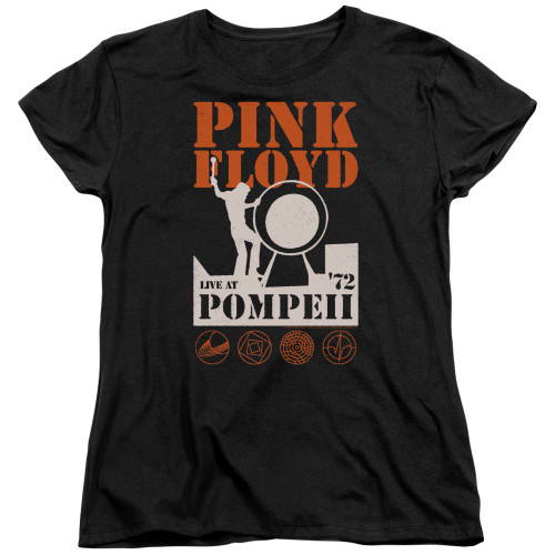 Image for Pink Floyd Womans T-Shirt - Pompeii